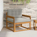 Canapea Medie pentru Exterior Lemn Solid de Acacia natural - WALTI WALTI