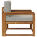 Canapea Medie pentru Exterior Lemn Solid de Acacia natural - WALTI WALTI