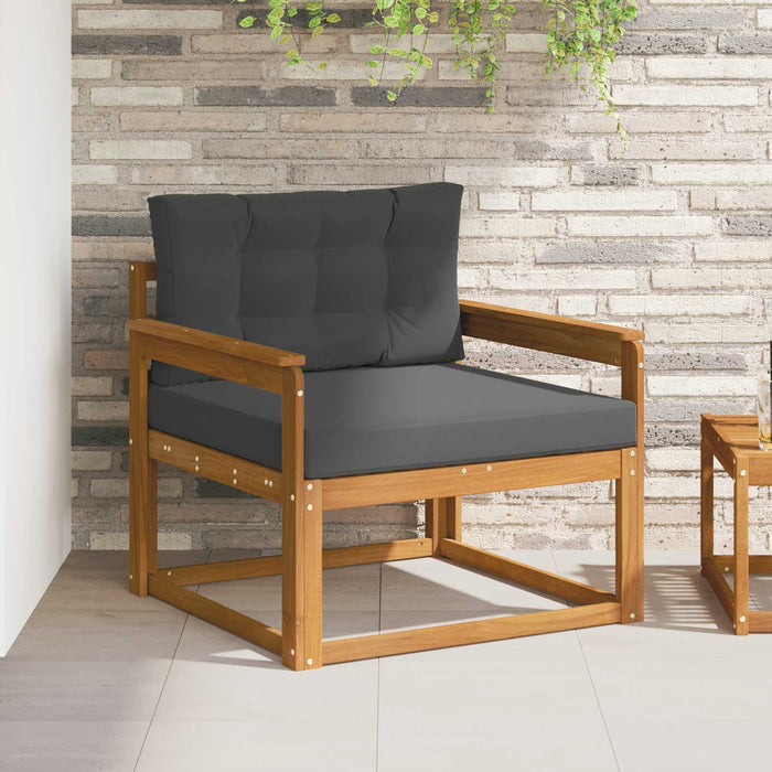 Canapea Medie pentru Exterior Lemn Solid de Acacia natural - WALTI WALTI
