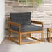Canapea Medie pentru Exterior Lemn Solid de Acacia natural - WALTI WALTI