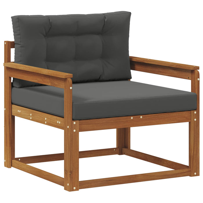 Canapea Medie pentru Exterior Lemn Solid de Acacia natural - WALTI WALTI