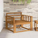 Canapea Medie pentru Exterior Lemn Solid de Acacia natural - WALTI WALTI