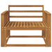 Canapea Medie pentru Exterior Lemn Solid de Acacia natural - WALTI WALTI