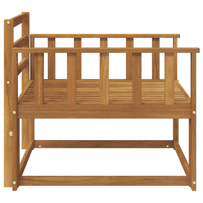Canapea Medie pentru Exterior Lemn Solid de Acacia natural - WALTI WALTI