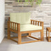 Canapea Medie pentru Exterior Lemn Solid de Acacia natural - WALTI WALTI
