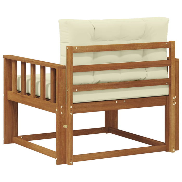 Canapea Medie pentru Exterior Lemn Solid de Acacia natural - WALTI WALTI
