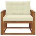 Canapea Medie pentru Exterior Lemn Solid de Acacia natural - WALTI WALTI