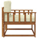 Canapea Medie pentru Exterior Lemn Solid de Acacia natural - WALTI WALTI
