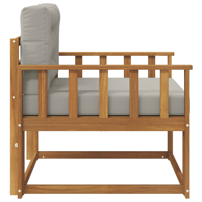 Canapea Medie pentru Exterior Lemn Solid de Acacia natural - WALTI WALTI