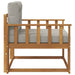 Canapea Medie pentru Exterior Lemn Solid de Acacia natural - WALTI WALTI