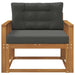 Canapea Medie pentru Exterior Lemn Solid de Acacia natural - WALTI WALTI