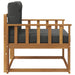Canapea Medie pentru Exterior Lemn Solid de Acacia natural - WALTI WALTI