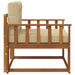 Canapea Medie pentru Exterior Lemn Solid de Acacia natural - WALTI WALTI