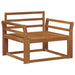 Canapea Medie pentru Exterior Lemn Solid de Acacia natural - WALTI WALTI