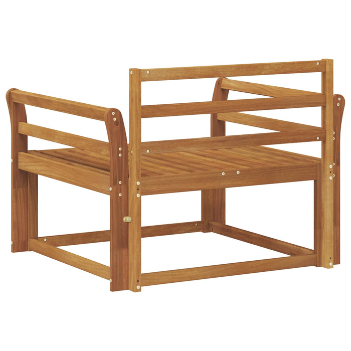 Canapea Medie pentru Exterior Lemn Solid de Acacia natural - WALTI WALTI