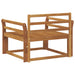 Canapea Medie pentru Exterior Lemn Solid de Acacia natural - WALTI WALTI