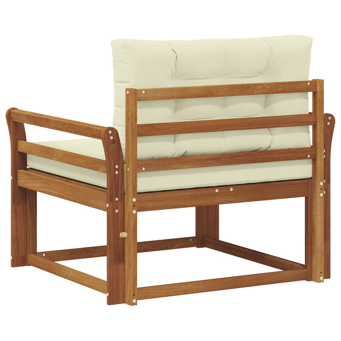 Canapea Medie pentru Exterior Lemn Solid de Acacia natural - WALTI WALTI