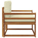 Canapea Medie pentru Exterior Lemn Solid de Acacia natural - WALTI WALTI