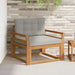 Canapea Medie pentru Exterior Lemn Solid de Acacia natural - WALTI WALTI