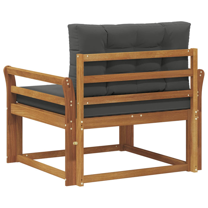 Canapea Medie pentru Exterior Lemn Solid de Acacia natural - WALTI WALTI