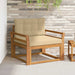 Canapea Medie pentru Exterior Lemn Solid de Acacia natural - WALTI WALTI