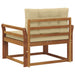 Canapea Medie pentru Exterior Lemn Solid de Acacia natural - WALTI WALTI