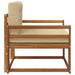 Canapea Medie pentru Exterior Lemn Solid de Acacia natural - WALTI WALTI