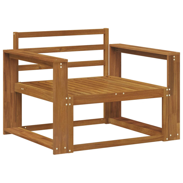 Canapea Medie pentru Exterior Lemn Solid de Acacia natural - WALTI WALTI