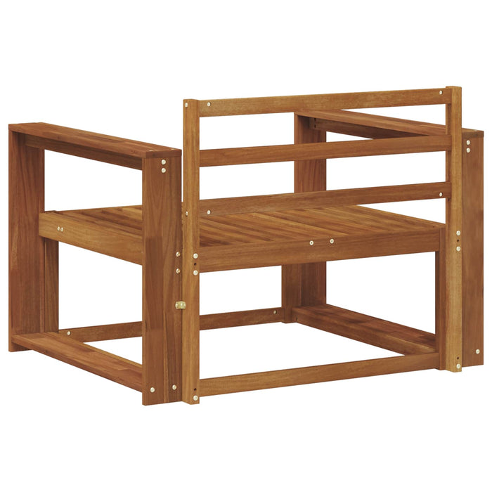 Canapea Medie pentru Exterior Lemn Solid de Acacia natural - WALTI WALTI