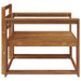 Canapea Medie pentru Exterior Lemn Solid de Acacia natural - WALTI WALTI