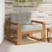 Canapea Medie pentru Exterior Lemn Solid de Acacia natural - WALTI WALTI