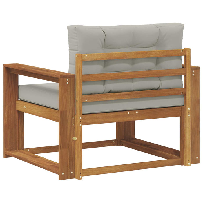 Canapea Medie pentru Exterior Lemn Solid de Acacia natural - WALTI WALTI
