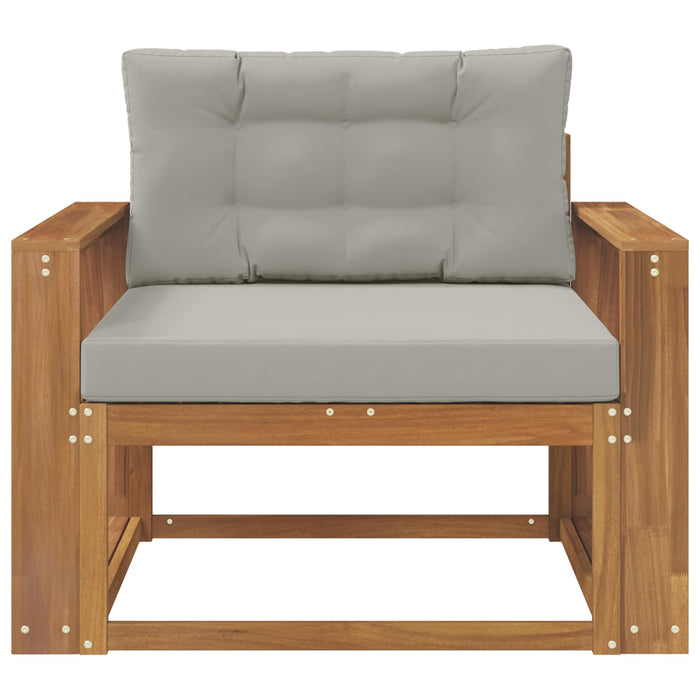Canapea Medie pentru Exterior Lemn Solid de Acacia natural - WALTI WALTI