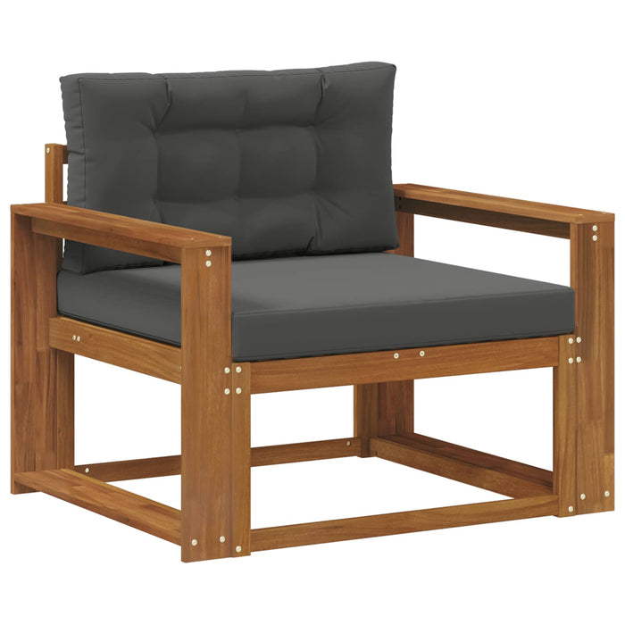 Canapea Medie pentru Exterior Lemn Solid de Acacia natural - WALTI WALTI