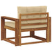 Canapea Medie pentru Exterior Lemn Solid de Acacia natural - WALTI WALTI