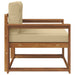 Canapea Medie pentru Exterior Lemn Solid de Acacia natural - WALTI WALTI