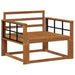 Canapea Medie pentru Exterior Lemn Solid de Acacia natural - WALTI WALTI