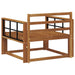 Canapea Medie pentru Exterior Lemn Solid de Acacia natural - WALTI WALTI