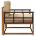 Canapea Medie pentru Exterior Lemn Solid de Acacia natural - WALTI WALTI