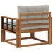 Canapea Medie pentru Exterior Lemn Solid de Acacia natural - WALTI WALTI