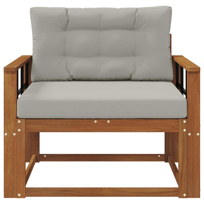 Canapea Medie pentru Exterior Lemn Solid de Acacia natural - WALTI WALTI