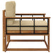 Canapea Medie pentru Exterior Lemn Solid de Acacia natural - WALTI WALTI