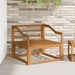 Canapea Medie pentru Exterior Lemn Solid de Acacia natural - WALTI WALTI