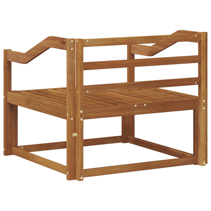 Canapea Medie pentru Exterior Lemn Solid de Acacia natural - WALTI WALTI