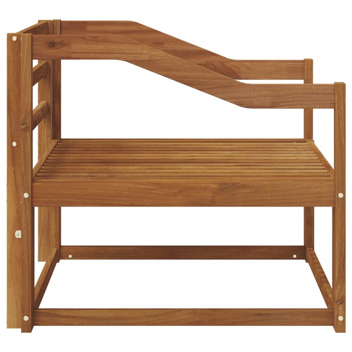 Canapea Medie pentru Exterior Lemn Solid de Acacia natural - WALTI WALTI