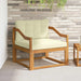 Canapea Medie pentru Exterior Lemn Solid de Acacia natural - WALTI WALTI
