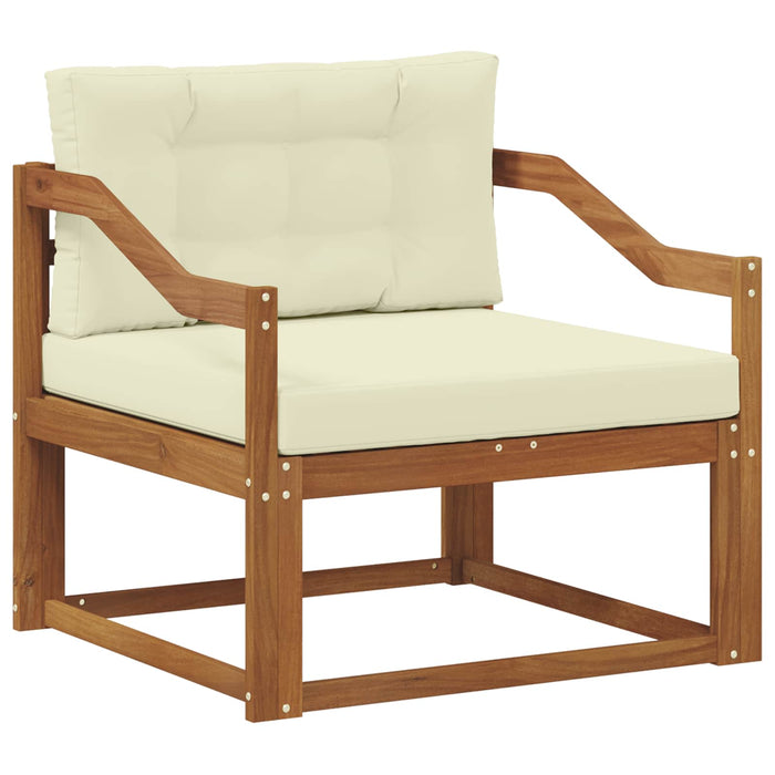 Canapea Medie pentru Exterior Lemn Solid de Acacia natural - WALTI WALTI