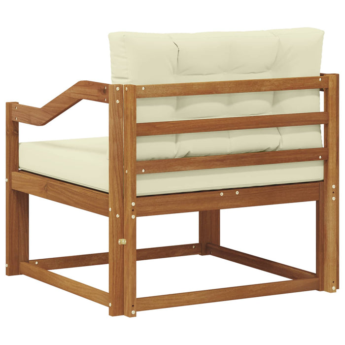 Canapea Medie pentru Exterior Lemn Solid de Acacia natural - WALTI WALTI
