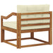 Canapea Medie pentru Exterior Lemn Solid de Acacia natural - WALTI WALTI