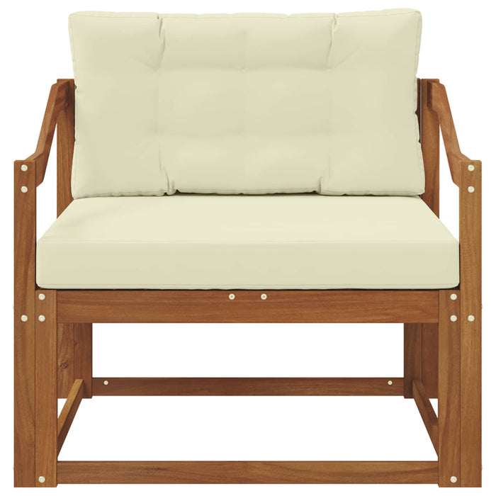 Canapea Medie pentru Exterior Lemn Solid de Acacia natural - WALTI WALTI